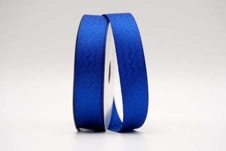 Μπλε Κορδέλα με Κυματιστό Σχέδιο Grosgrain_K1763-303